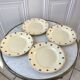 Lot of 4 flat plates Sarreguemines