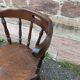Vintage Hutten style 80s Western bistro wooden armchairs