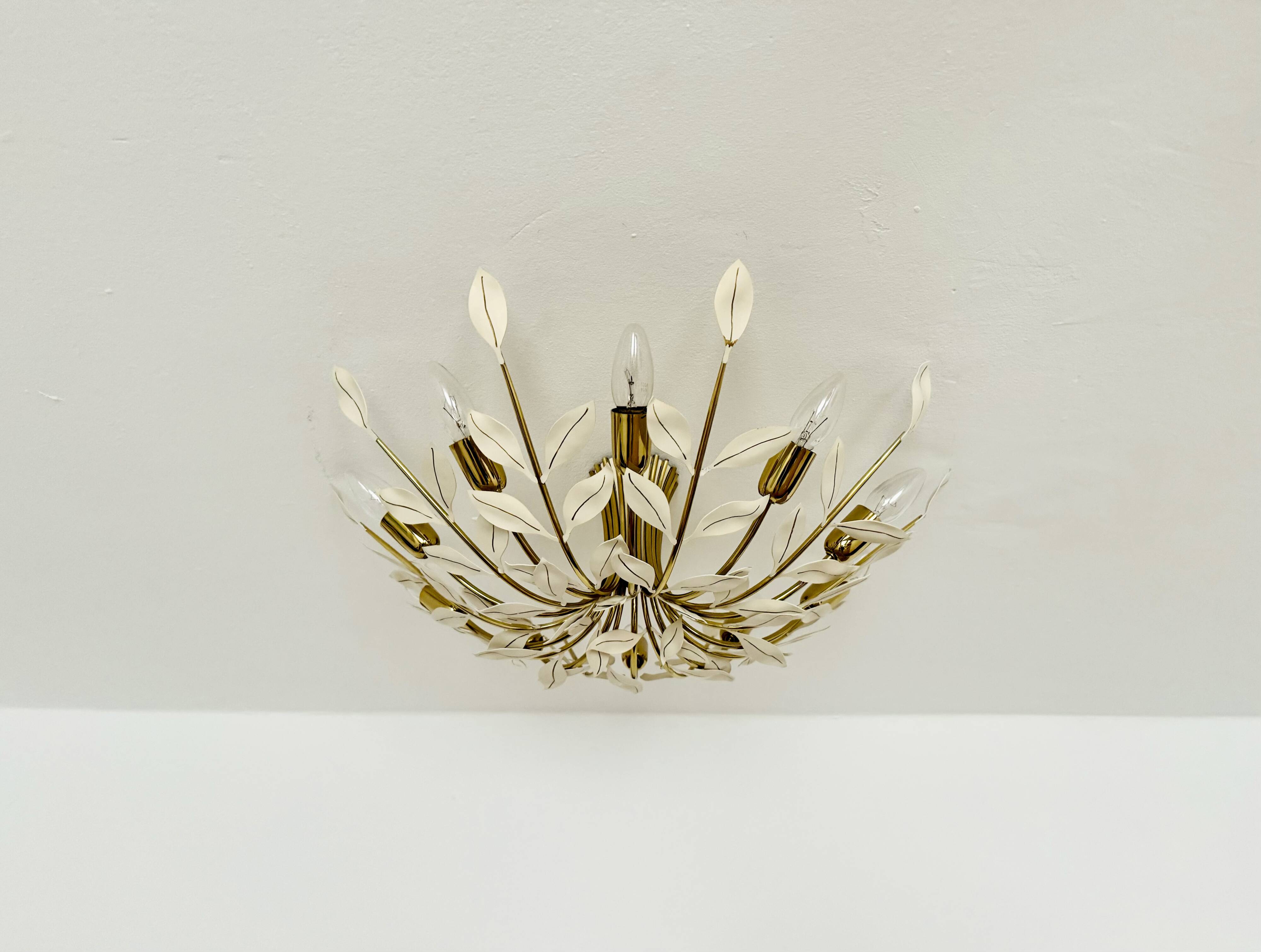 Flush Chandelier by Vereinigte Werkstätten Munich