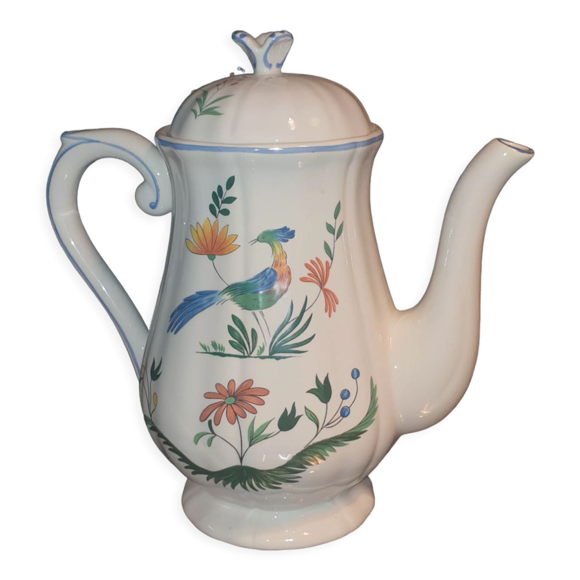 Coffee maker gien décor birds of paradise