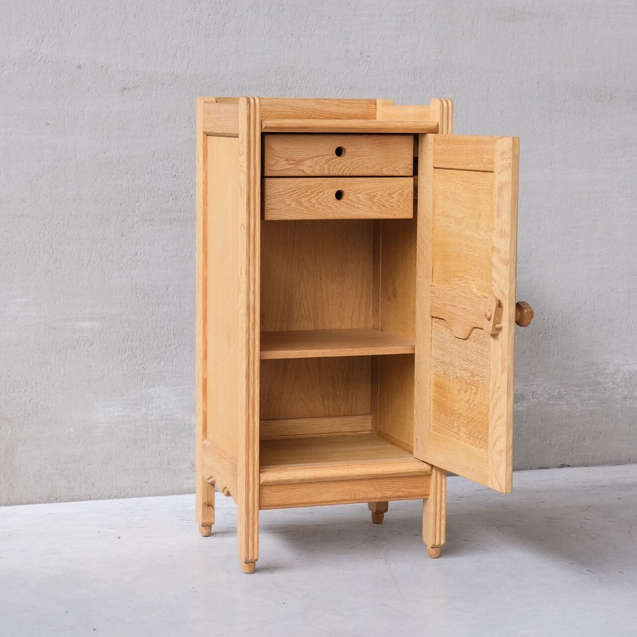 Oak sideboard by Guillerme and Chambron