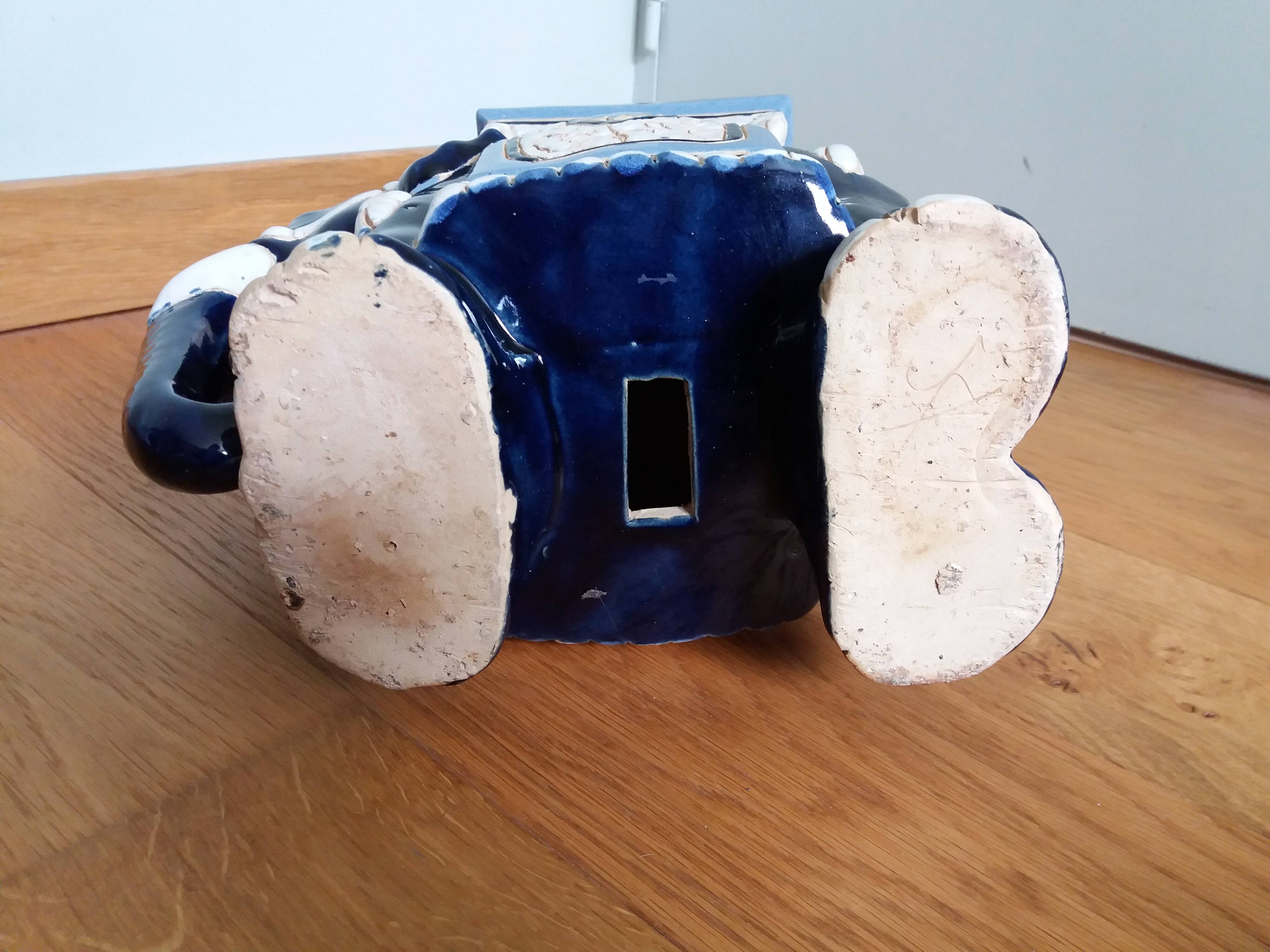 Elephant planter ceramic flower pot