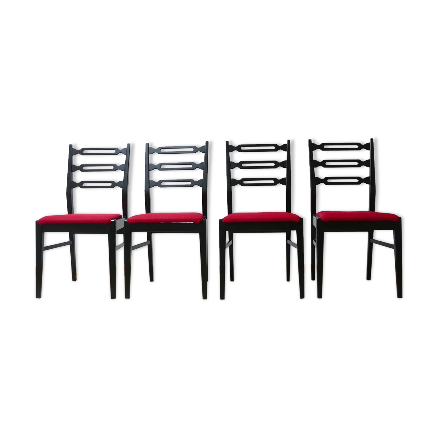 Set of mid-century scandinavian dining chairs