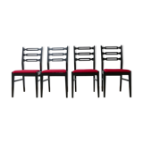 Set of mid-century scandinavian dining chairs
