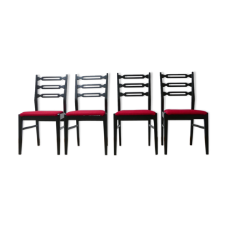 Set of mid-century scandinavian dining chairs