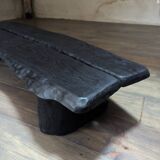 Burnt oak coffee table