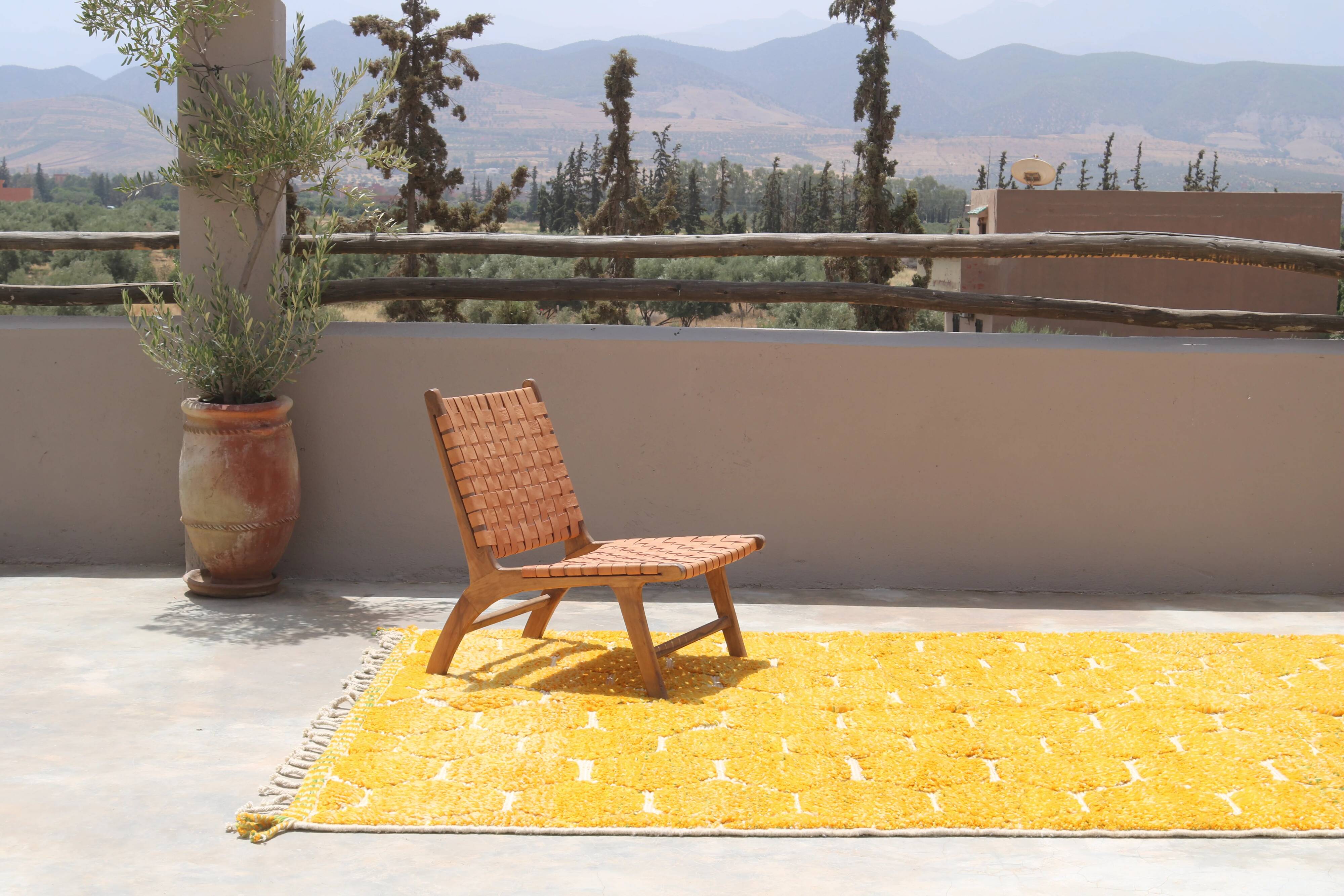 Large handmade colourful rug, 300 x 210 cm - G1021