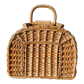 Wicker suitcase