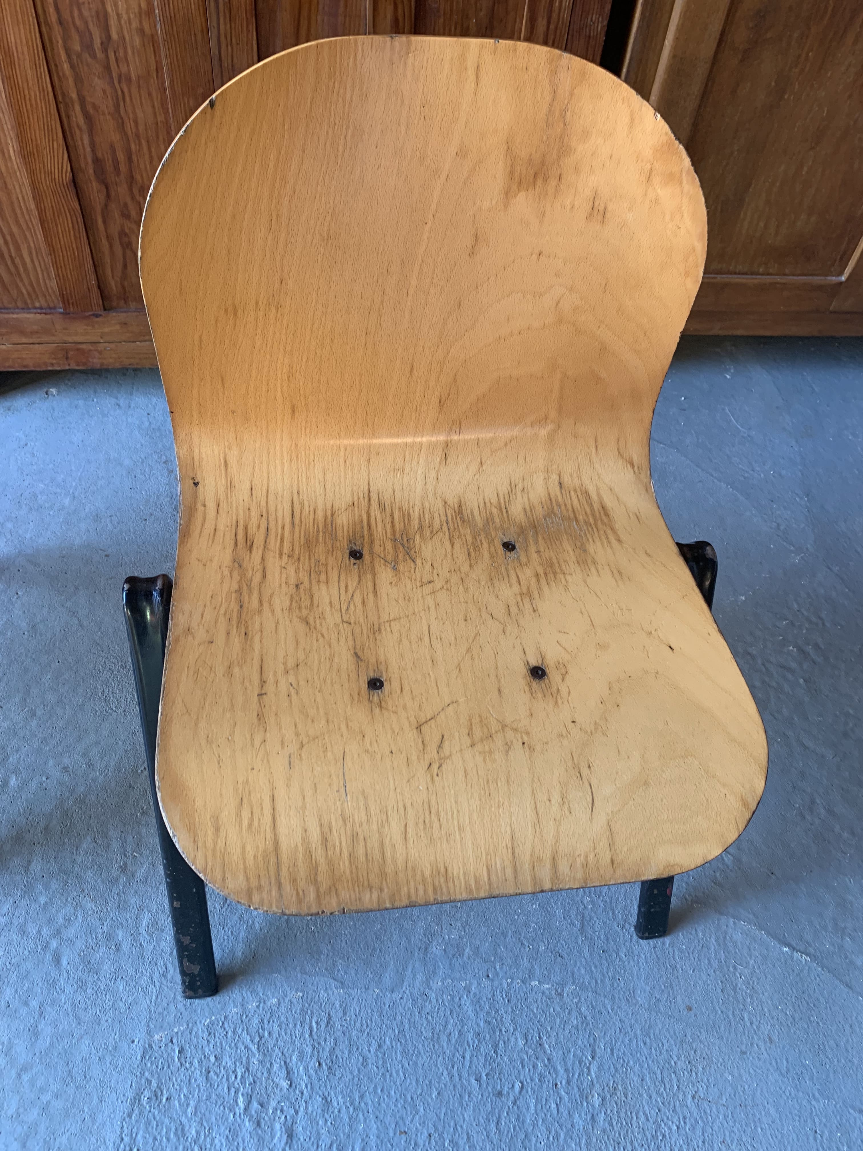 5 chairs design - metal wood