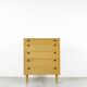 Commode haute en teck « Avalon » du milieu du siècle. Style vintage moderne.
