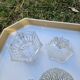 Cut crystal sugar bowl