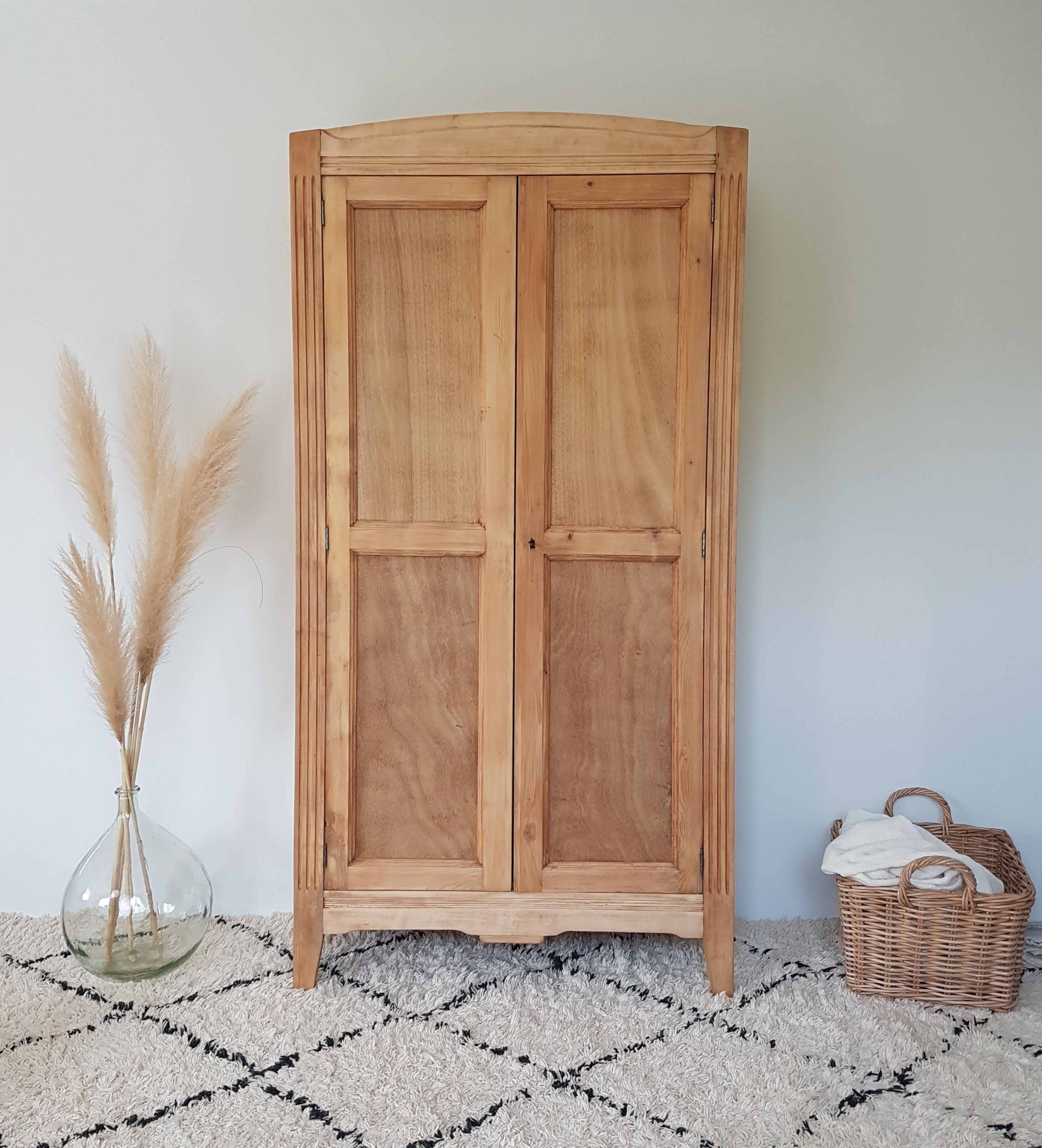 Renovated wooden wardrobe