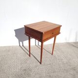 Vintage bedside table with 1 drawer circa 1960