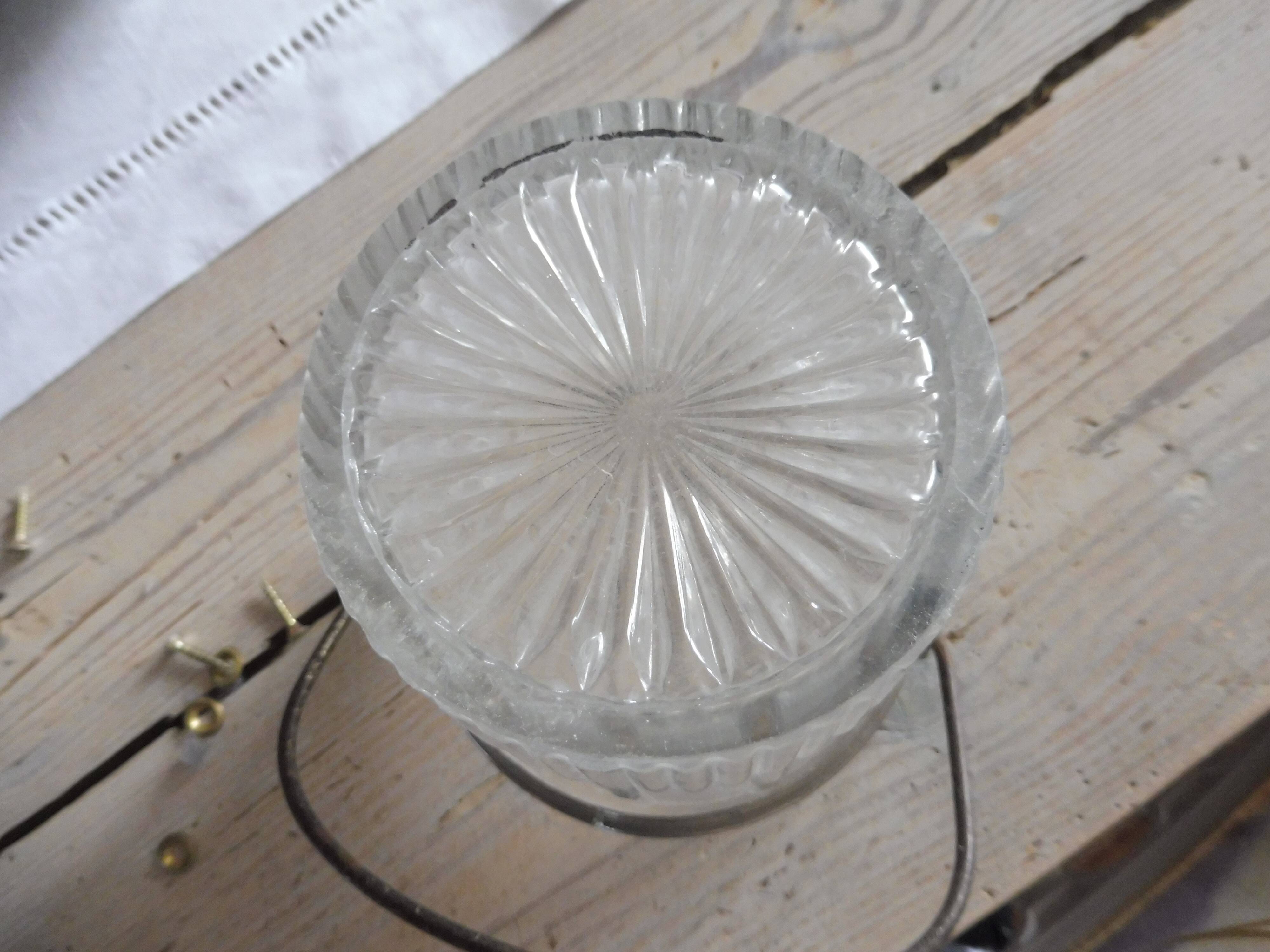 Glass ice bucket
