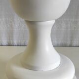Pied de lampe XXL en bois tourné années 60/70