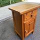 Commode vintage en bois massif des années 80