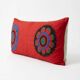 Vintage embroidered cushion cover 33x69 cm