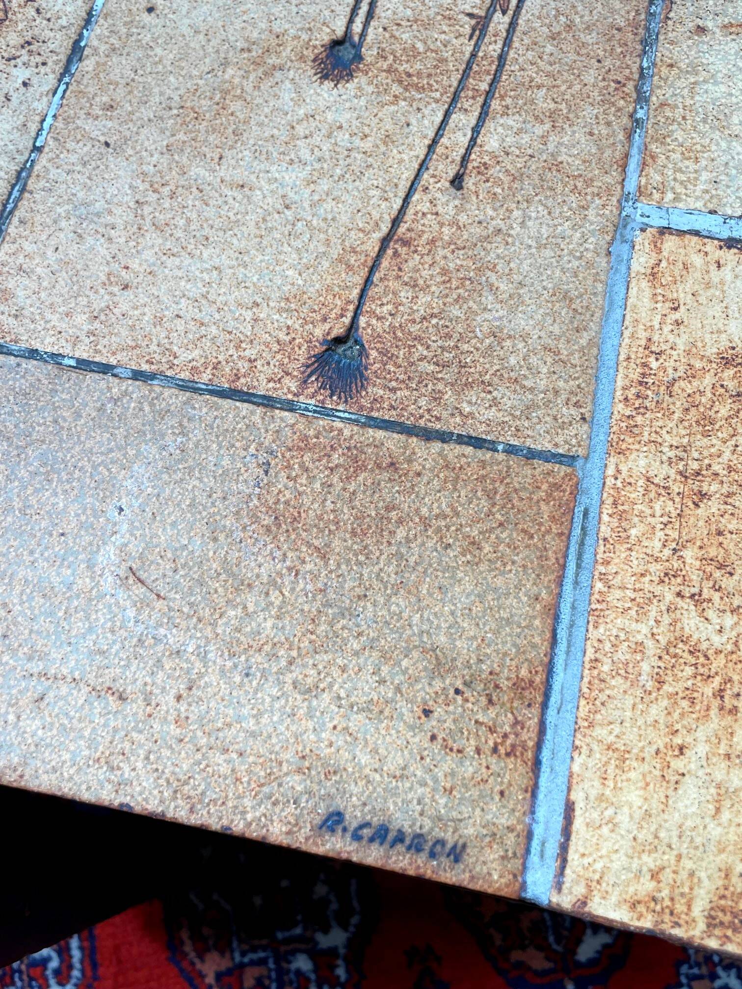 Vintage coffee table by Roger Capron