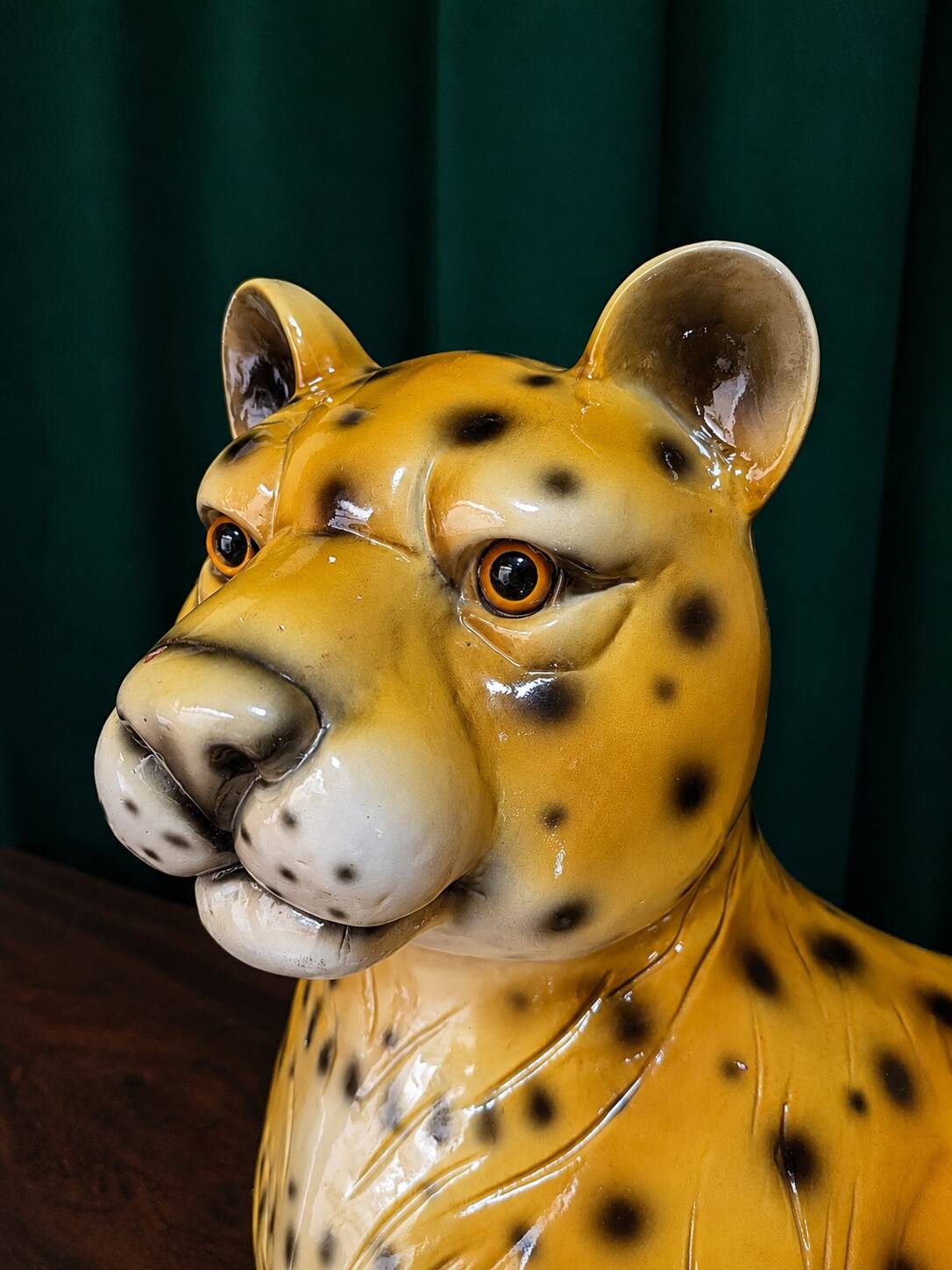Ceramic leopard, Italy, circa 1960