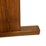 Vintage Design Pine Dining Table, Oval Table from the 1970s