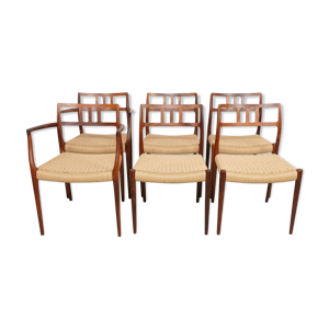 Lot de 6 chaises modèle