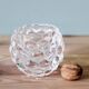 Raspberry-shaped glass tealight holder