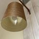Rare teak and sisal wall lamp from the 1960s, attributed to Lotte Bostlund.
