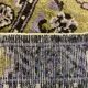Antique Chinese Pao Tao Rug 145x68 cm, Wool, Gold and Brown