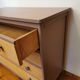 Vintage wooden dresser 4 straight-footed drawers