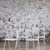 4 chaises pliante "Ted net" par Niels Gammelgaard pour IKEA