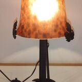 Lampe en fer forgé art déco 1930