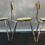 Trio yellow formica chairs