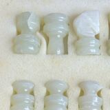 Marble and onyx chess set