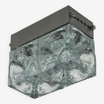 Iconic Poliarte 70s Lamp 'Denebe' - Handmade Glass Cubes