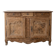 Low walnut sandblasted buffet