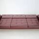 Canapé, day-bed en cuir par Arch. Spicka, Tchécoslovaquie années 1970