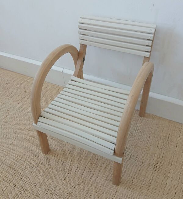 Chaise Baumann en bois courbe