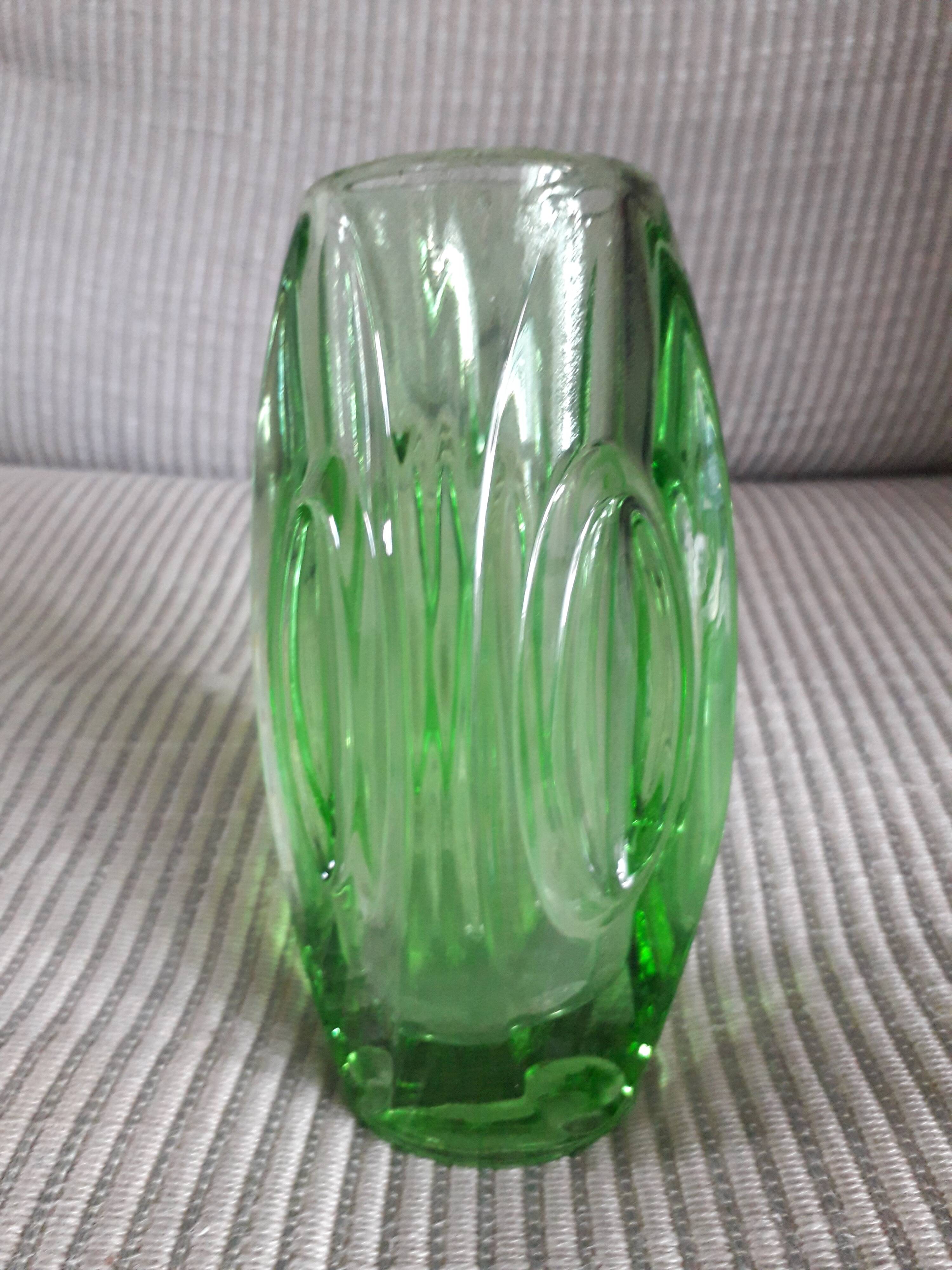 Vintage glass vase.