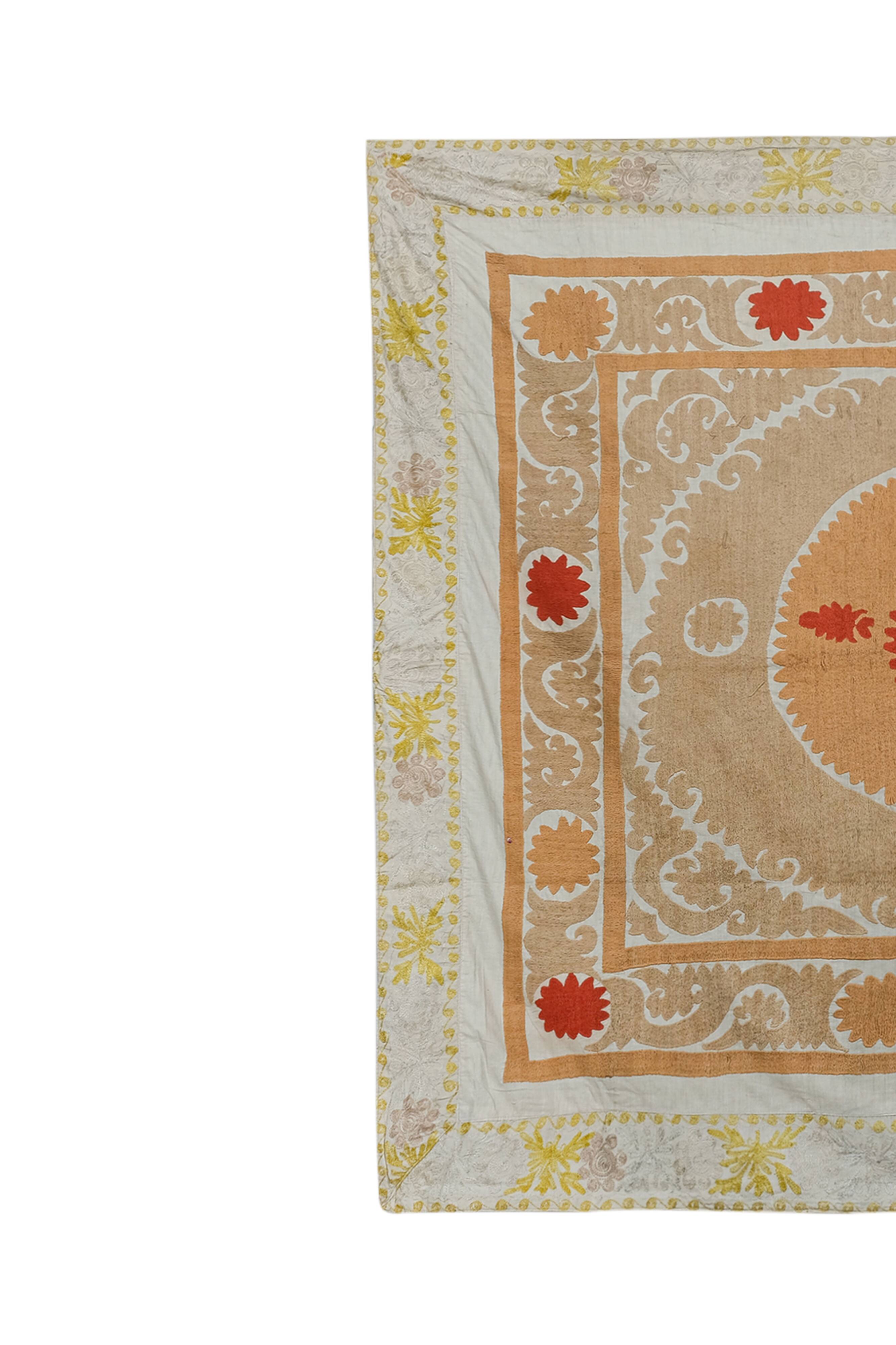 Hand knotted rug, vintage Turkish rug 152x175 cm