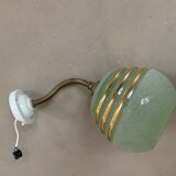 Old gooseneck wall lamp