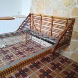 Rattan bench