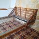 Lit banquette en rotin