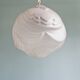Art Deco pendant lamp in satin glass, 1920s-30s