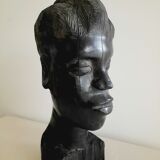 Black wooden head