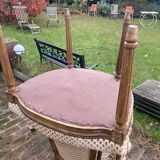 Pair of Louis 16 cabriolet armchairs