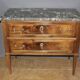 Commode Sauteuse Louis XVI en Noyer Fin XVIIIe