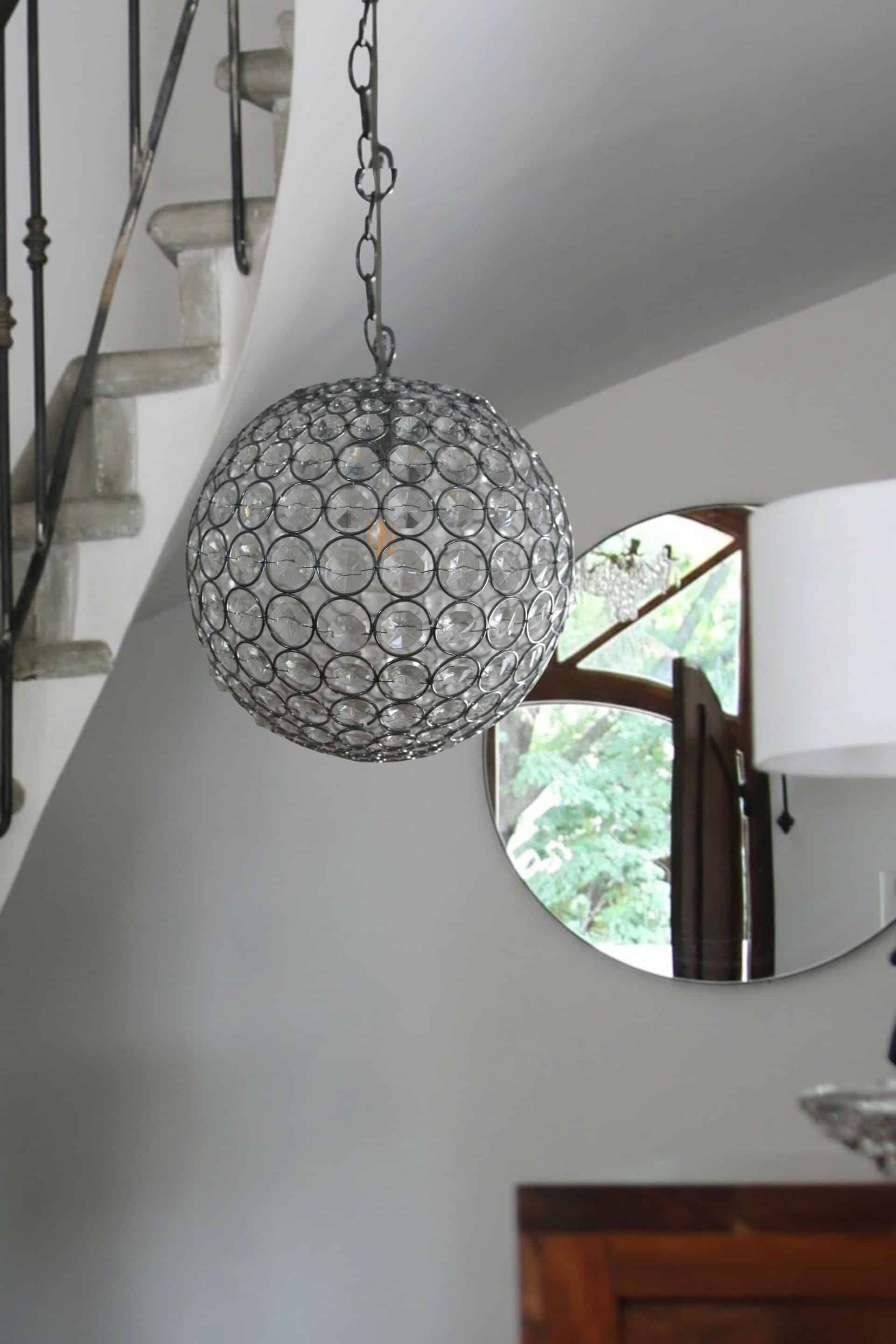 Suspension globe with pendants, 1990s