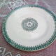 5 dessert plates Terre de Fer Creil Montereau