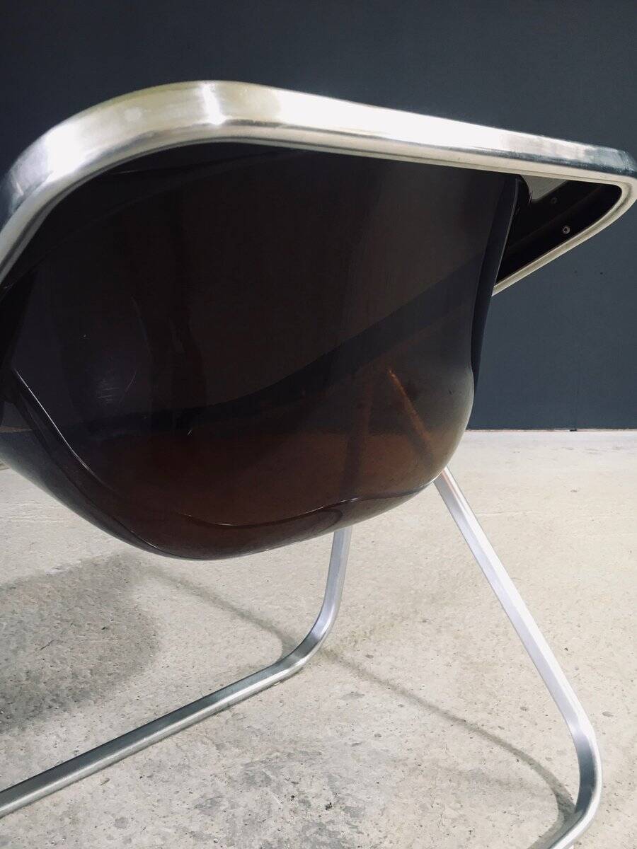 Mid-Century Modern Plona Chair by Giancarlo Piretti for Castelli, Italy, 1970s