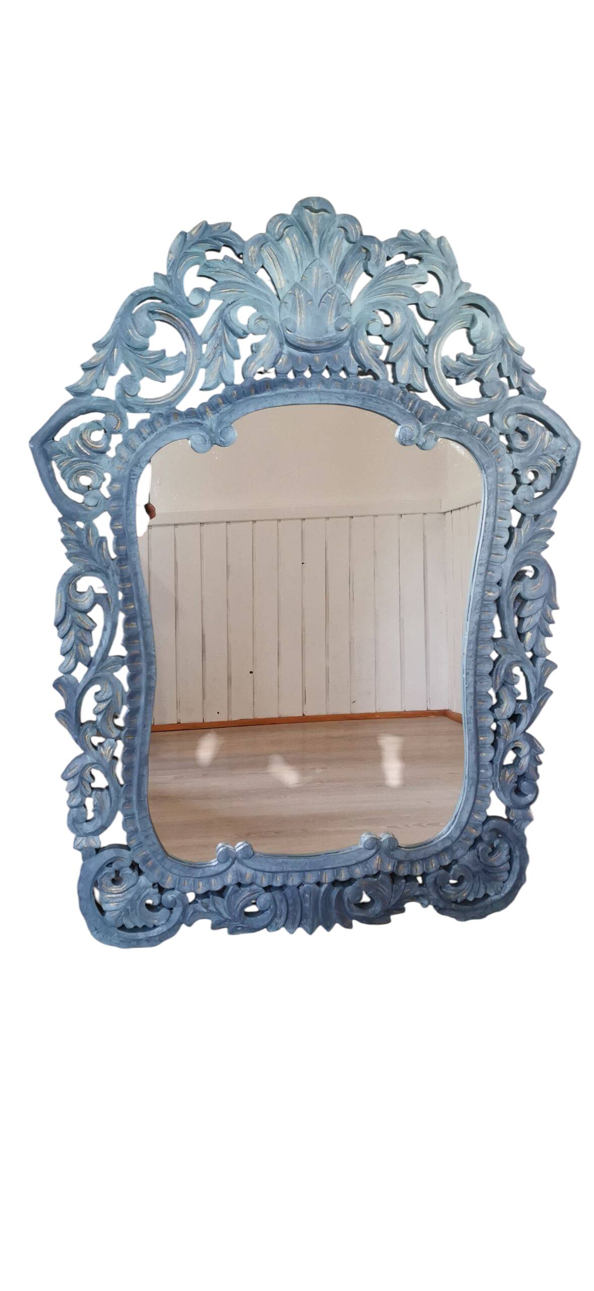 Miroir baroque en bois sculpté